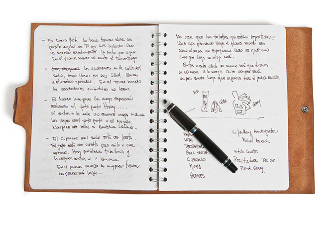 Libreta La agenda de Andrés Benítez