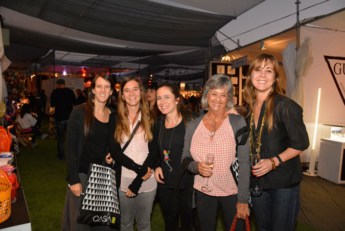 Josefina Subercaseux, Josefina Dittborn, Carmen Ariztía, Gerda Reichhard y Sandra Rusch