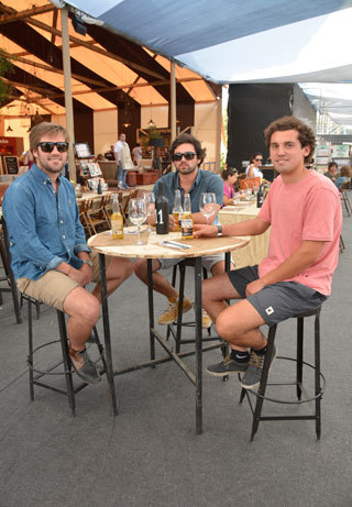 Stefano Corral, Diego Tagle y José María Cofré