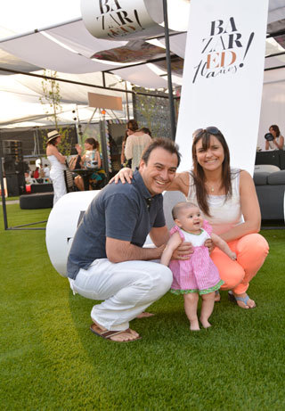 Carlos Barrios, Amelia Barrios y Sandra Bauer