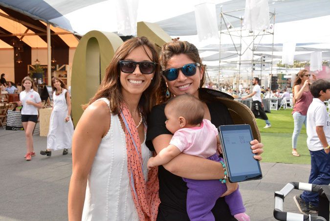 Bárbara Dragicevic, Constanza Vidal y Elena Gómez