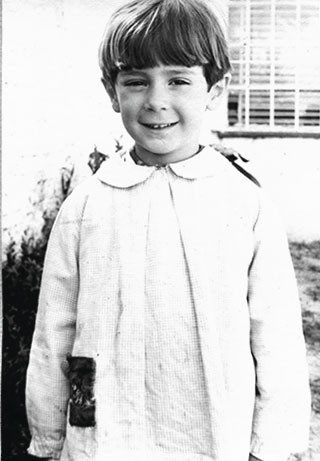 Luis Bellocchio, primer día de clases en el jardín N° 2 de Quilmes, Argentina, 1970.