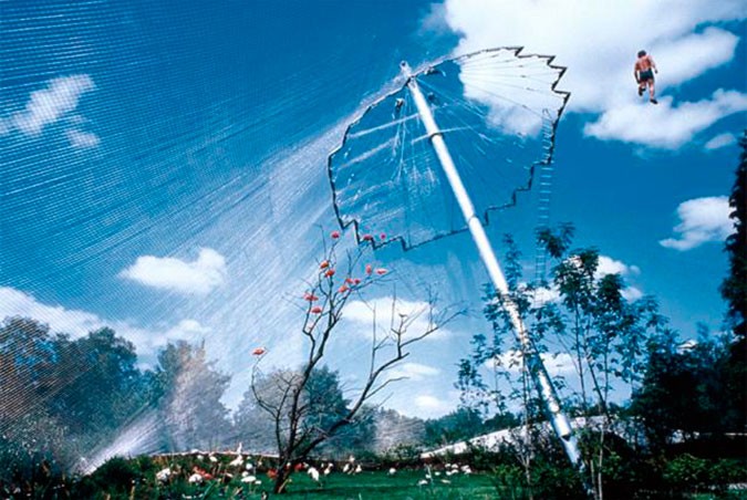 Aviario en el Zoo. Munich, Alemania (1979) 