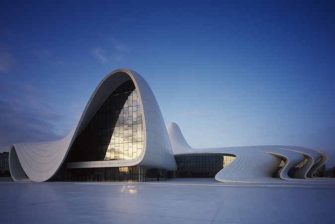 Centro Heydar Aliyev en Azerbaiyán