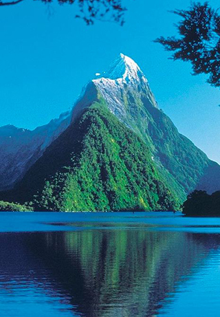 Milford Sound, Parque Nacional de Fiordland en Nueva Zelanda