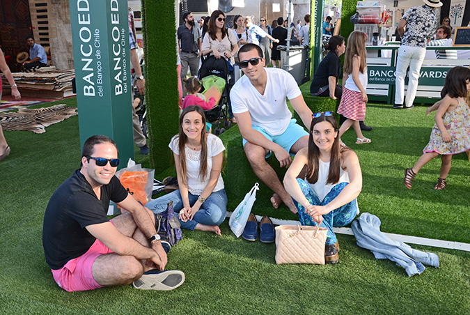 Andrés Rivera, Catalina Ormeño, Alexis Rivera y Rocío Ormeño