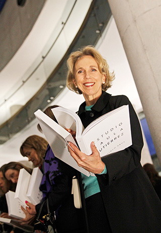 Fernanda Eyzaguirre en el lanzamiento del libro de Paula Gutiérrez