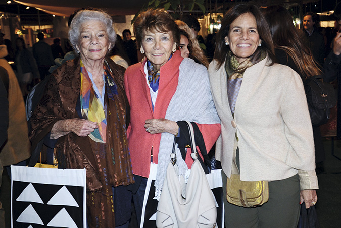 Teté Aguirre, Ofelia Castro y Cecilia Rojas