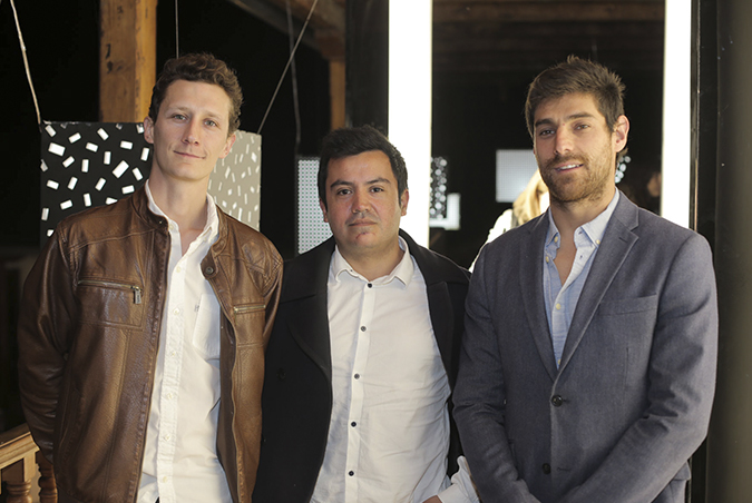 Diego Alarcón, Julio Barraza y Rodrigo Quiroga