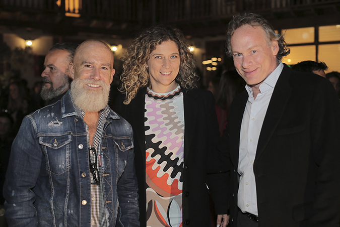 Oscar Lizarralde, Francesca Zerbi y Renato Traverso