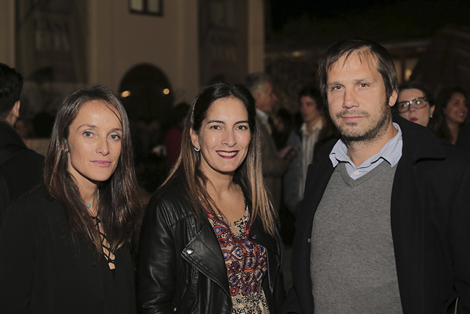 Paula Echeverría, Carola Escobar y Nicolás López